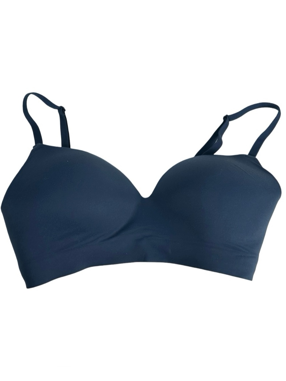 Soma Enbliss Wireless Dark Blue Padded Seamless Comfort Bra Women’s Size 34C